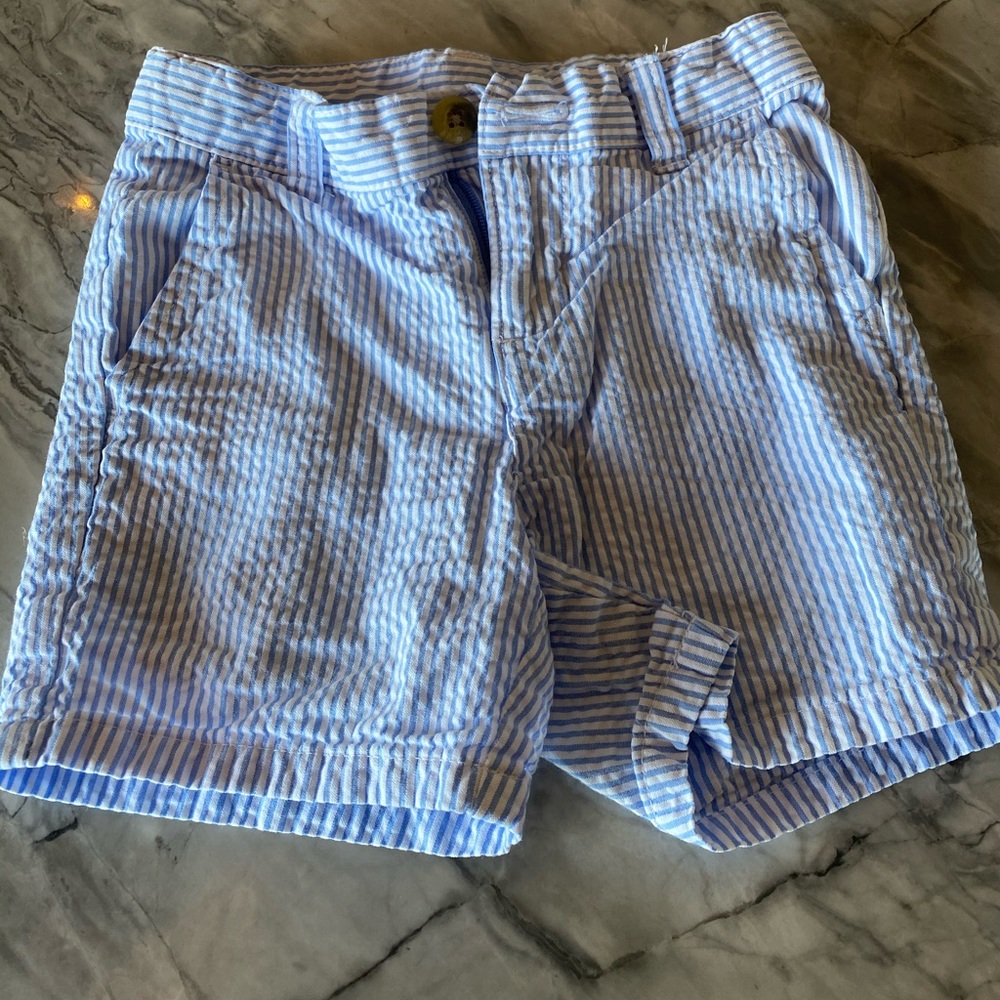 JANIE AND JACK Pin striped shorts